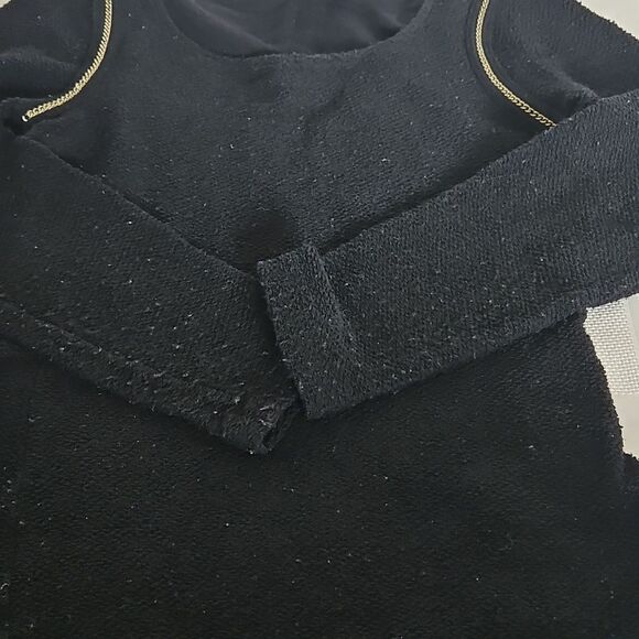 Limited Collection Women's Long Sleeves Sweater Size 8 Black & Gold - Picture 15 of 16